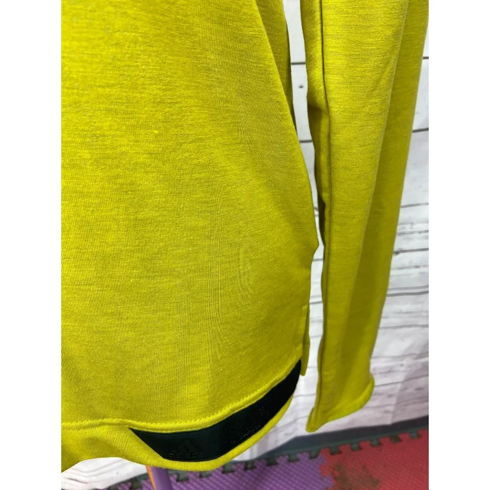 Adidas Men’s Aeroready Pulse Olive Training Quarter Zip Size XS Pullover Sweatsh